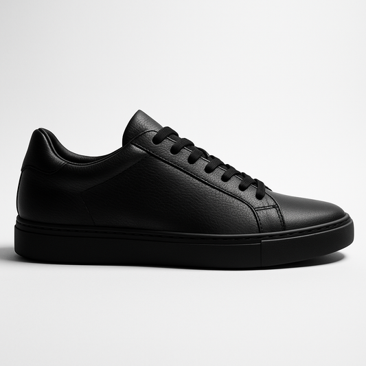 All-Black Minimal Trainers